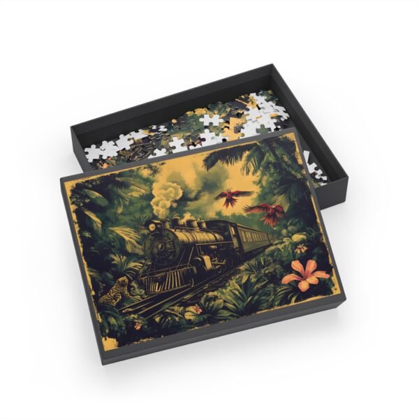 Puzzle - Amazon Jungle Train Scene