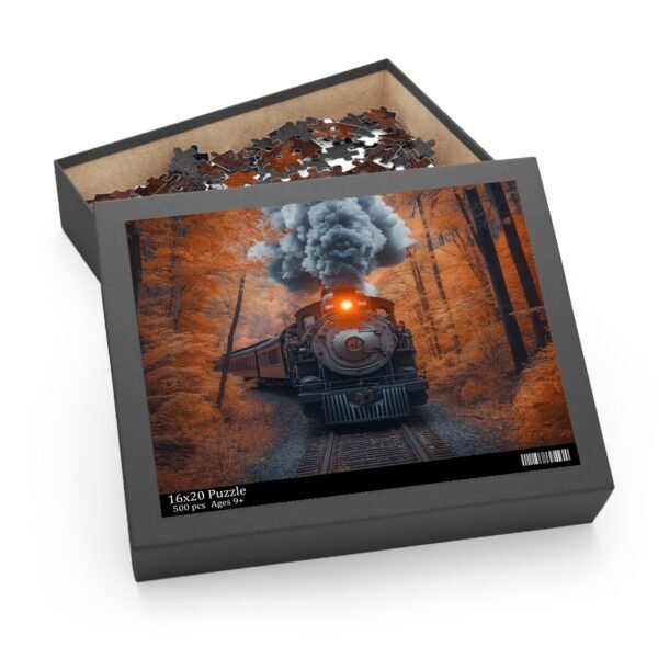 Puzzle - Steam Train in Forest