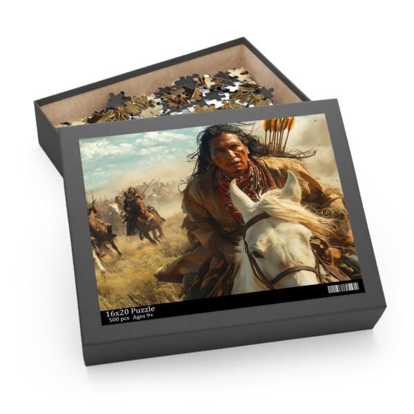 Puzzle (500-Piece) - Lakota warrior