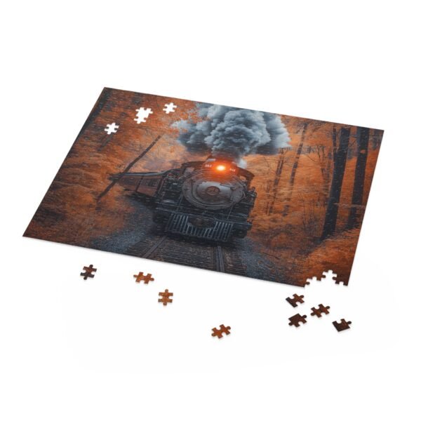 Puzzle - Steam Train in Forest