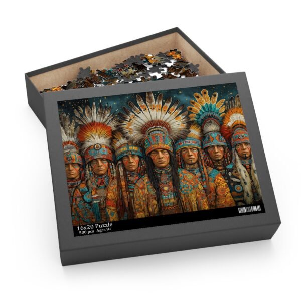 Vibrant Native American Art Puzzle